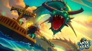 Sail to Air Jump Island, climb to the peak, and purchase the skill from the NPC (Image via Roblox)
